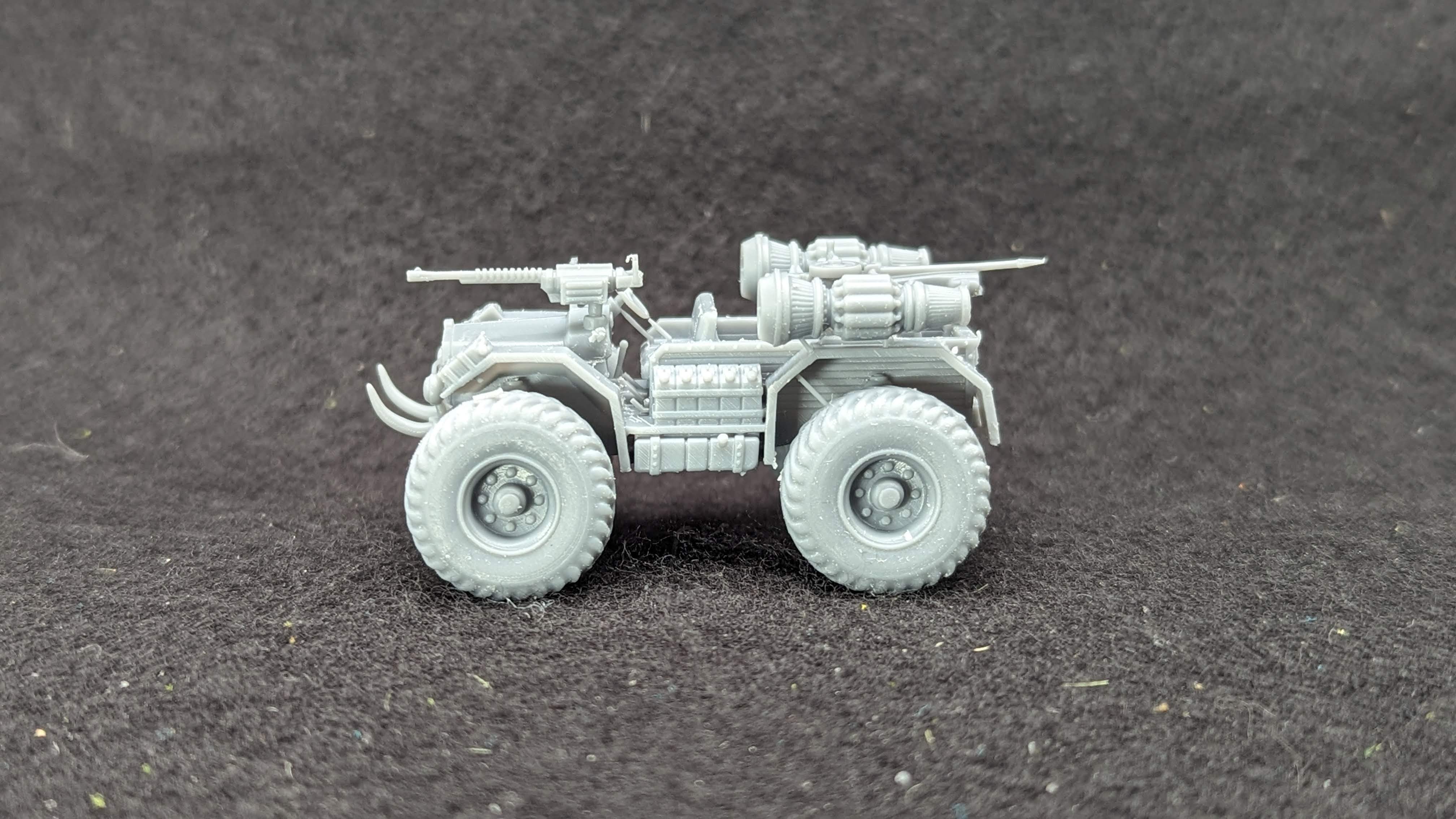 Camionetta Desertica AS-43 (Italy, WW2) converted to CYBERPUNK style